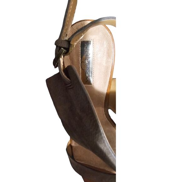 Halogen Clarette Brown Wedge Suede Slingback Sandal, Sz 10M - NWOT - Picture 9 of 9